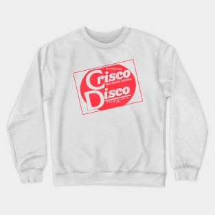 Defunct Crisco Disco 70s 80s Gay Nightclub NYC Crewneck Sweatshirt